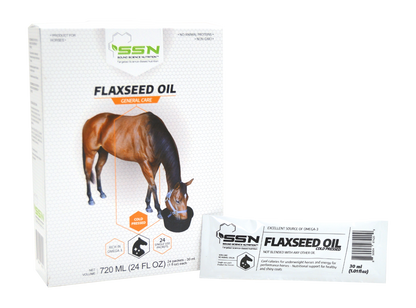 SSN Flaxseed Oil — Omega-3 Support for Horses
