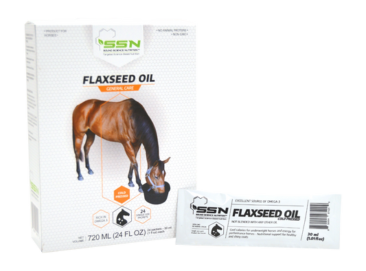 SSN Flaxseed Oil — Omega-3 Support for Horses